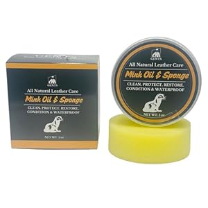 Mink Oil Leather Conditioner &...