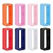 SAVITA 8pcs 22mm Watch Strap Holder Loop, SiliconeÂ Watch BandÂ Keeper Multi Colors Holder Loops Watch Band Loop Watch Fastener Rings for Smartwatch BandÂ Wristband