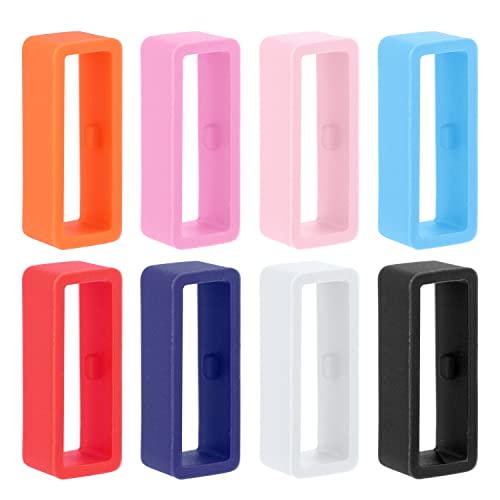 8 piezas lazos para correa de reloj silicona 22mm miniatura 1