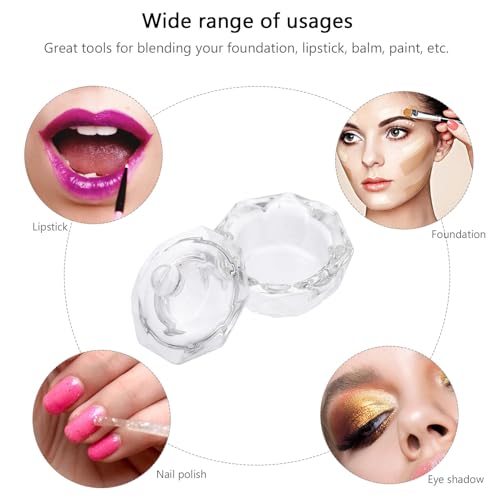 Zerodeko 3pcs Nail Art Dish Manicure Powder Bowl miniatura 7