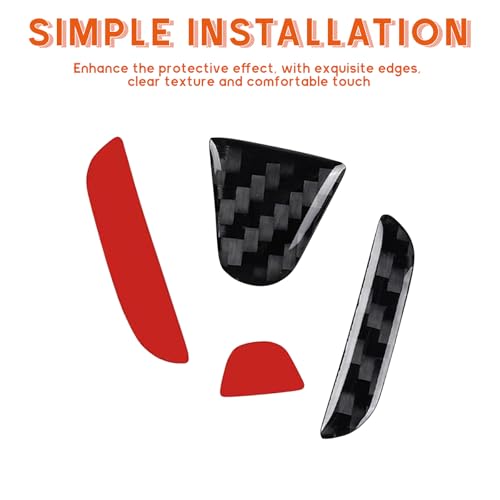 Image of Bilisin Compatible with Rear Tailgate Insert Emblem Logo Carbon Fiber Emblem Badge Decal Cover Trim with Strong Adhesive for Honda CRV 2017-2022 Black