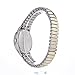 Timex Men's Easy Reader 35mm Watch – Two-Tone Case White Dial with Two-Tone Tapered Expansion Band