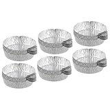 iplusmile 50 Stück Aluminium waagschalen mit Griff Einweg Laborschalen Leicht Hitzebeständig...