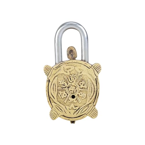 Image of Brass Tortoise Lock - Symbol of Stability & Longevity