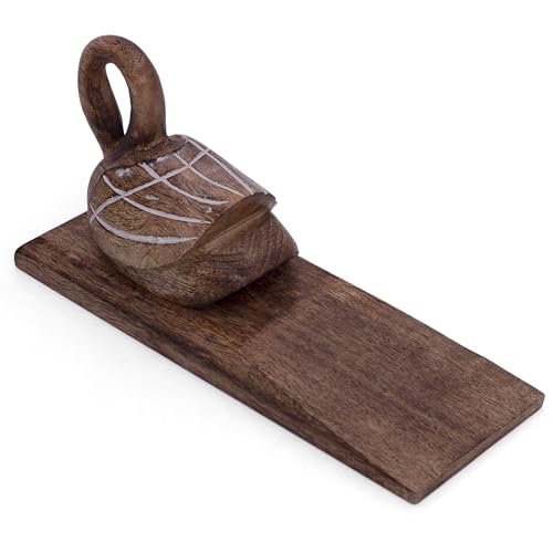 Unique Decorative Wooden Door Stopper Holder Wedge Jammer Multi Surface