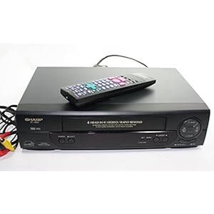 Sharp Model VC-H992U Hi Fi Stereo – Rapid Rewind 4 Head VCR Player/Recorder