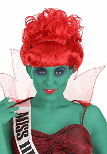 Perruque de réceptionniste des morts Halloween costume femme taille standard
