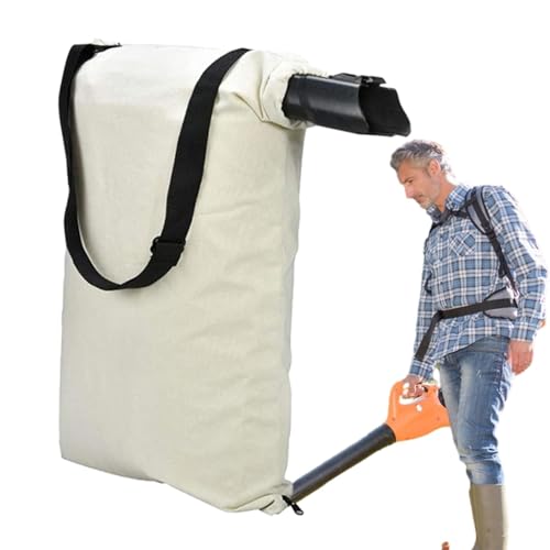 Blower Debris Bag, torba próżniowa, torba na kolekcję liści, tkanina ciężka, bezpieczne zamykanie, 6,26 x 5 x 3,86 cala, idealna do modeli 127-7040 137-2336 108-8994