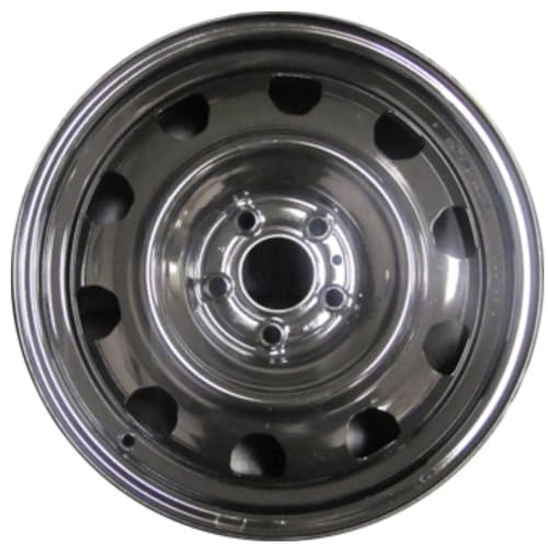 17x6.5" Reconditioned Genuine Factory OEM Black Steel Wheel Rim for