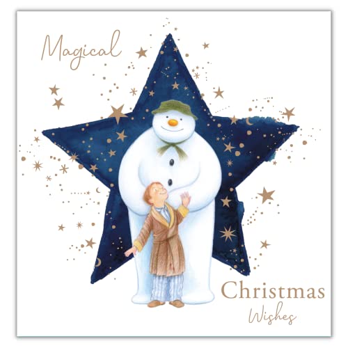 Danilo Promotions Official The Snowman & The Snowdog Box Christmas Cards, 10 Cards/ 2 Designs, Multi, SMXB1 - Image 4
