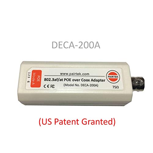 Image of POE Ethernet-Over-Coax Adapter Kit (DECA-200) - Twin Pack - by Dualcomm /PAIRTEK