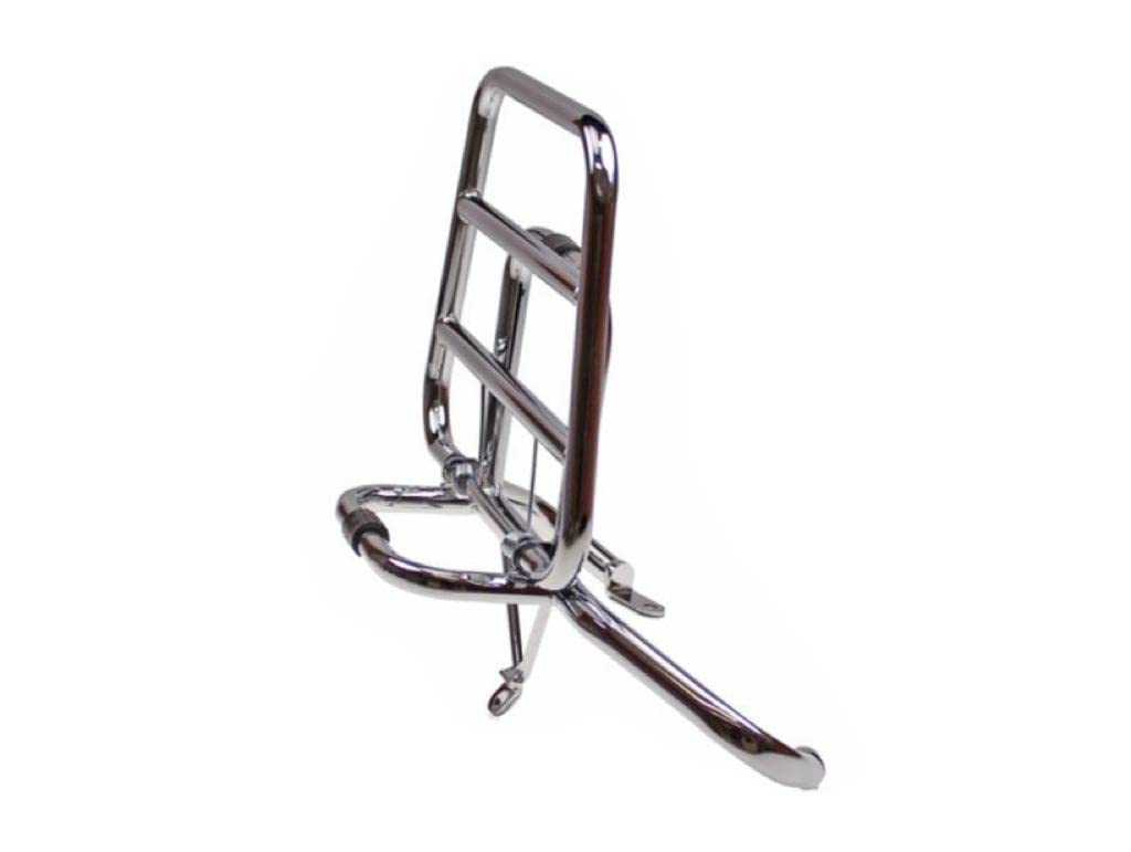 Klappbarer Chrom Gepäckträger Heckträger passend für Sym Fiddle II III 50 125 (2008-2013)