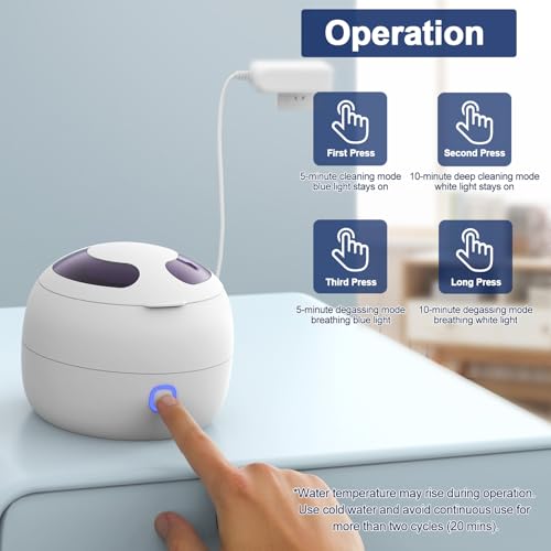 Zyrex JX-580PRO Upgraded Ultrasonic Retainer Cleaner thumb #3