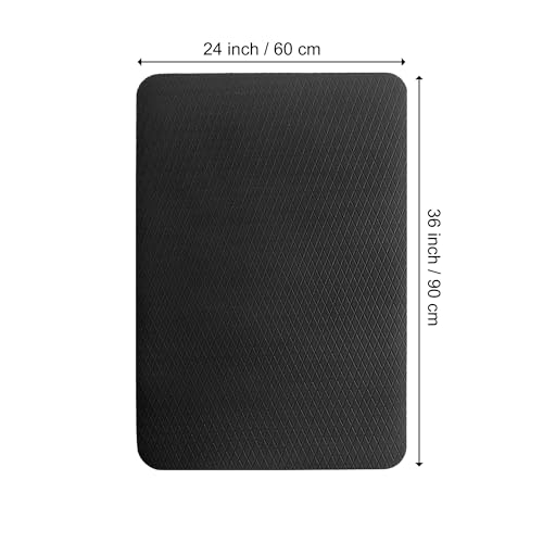 Seagull Mehrzweck Pflegematte für Haustiere 60×90 cm | Antirutschmatte für Hunde & Katzen, weich & rutschfest | Hundebadematte & Anti-Ermüdungsmatte für Pflege, Tierarzt & Salon, Anthrazit