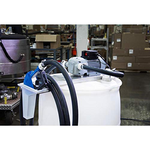 Fill Rite Df120Dan520 Stainless Steel 120V 8Gpm Def Transfer Pump With Auto Nozzle, Discharge Hose, Suction Hose, Automatic Nozzle, & Drum Bracket #TOP2