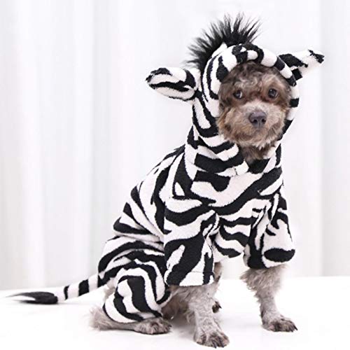 Abrigo para perro pequeño diseño cebra M miniatura 2