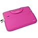 Evecase Ultraportable Neoprene Pocket Handle Carrying Sleeve Case Bag for Acer C720 / C710 / C7 11.6-Inch Chromebook - Hot Pink