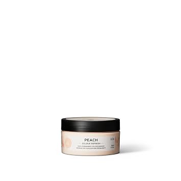 Maria Nila Colour Refresh, Peach 3.4 Fl Oz, Peach Hair Mask, Semi-Permanent Pigments, 100% Vegan & Sulfate/Paraben free