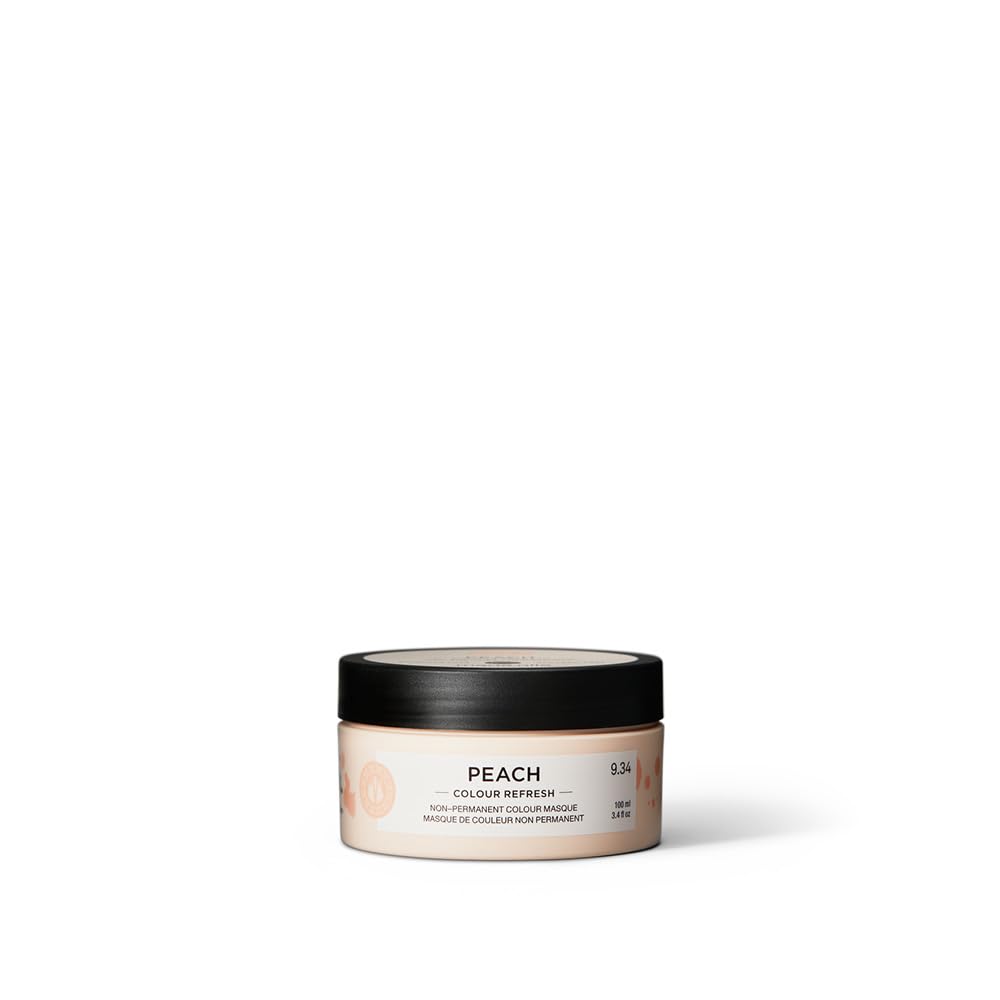 Maria Nila Colour Refresh, Peach 100 ml, maschera per capelli pesca, pigmenti semi-permanenti, prodotto 100% vegano e senza solfati/parabeni