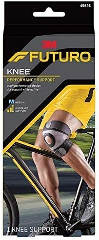 FUTURO Soporte de rendimiento de rodilla, mediano 1 ea (paquete de 2)