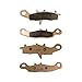 Demon Powersports Front Right Sintered Brake Pads (2002-14) Kawasaki Prairie/Brute Force/KFX, Built In High Density Sintered Metallic Material For Better Grip,Reduced Brake Fade, For Longer Life Span