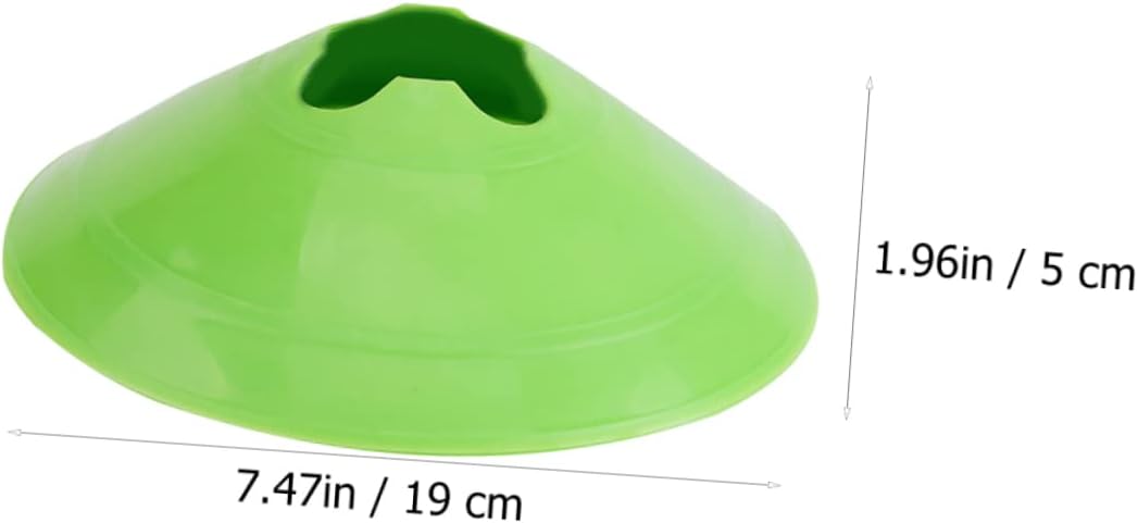 10pcs Trainer Obstacle Plastic Discs Mini Soccer Balls Soccer Boots Disc Cones Agility Cones Soccer