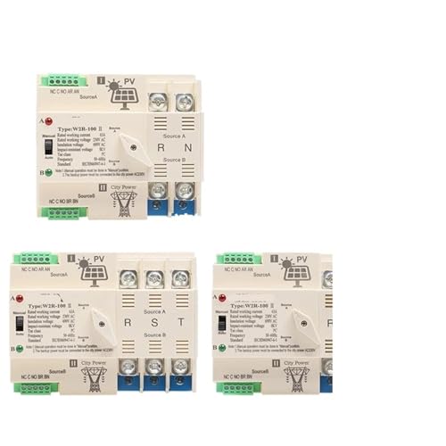 Evita Cortes Eléctricos con el Interruptor de Transferencia Automática Solar ATS 63A