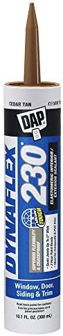 DAP Dynaflex 230 Premium Elastomeric Sealant, Cedar Tan, 10.1 Oz (7079818412)