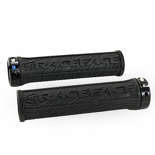 Race Face Half Nelson Lock-on Grips, Black, 29mm, 96g, Bicycle, Rubber - Image 3