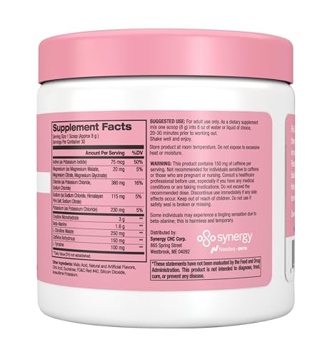 Image of Flat Tummy Pre Workout Powder for Women - Energy, Endurance, and Muscle Support with 3g Creatine, 1.6g Beta-Alanine, Electrolytes - Fruit Punch Flavor - 30 Servings