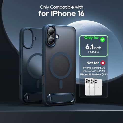 Coque antichoc iPhone 16 fine à béquille pour éviter les chutes - 2