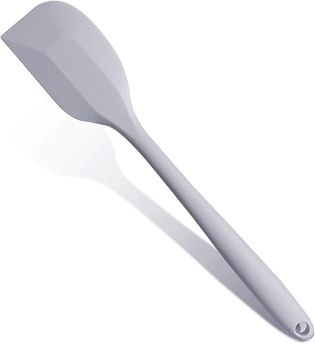 DUFEIMOY - Espátula de goma gris para uso en cocina, espátulas de silicona de 10.8 pulgadas para cocinar, resistentes al calor, espátula de cocina