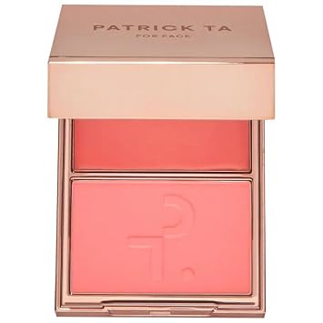 Cream & Powder Blush Duo, Golden Peach Shade