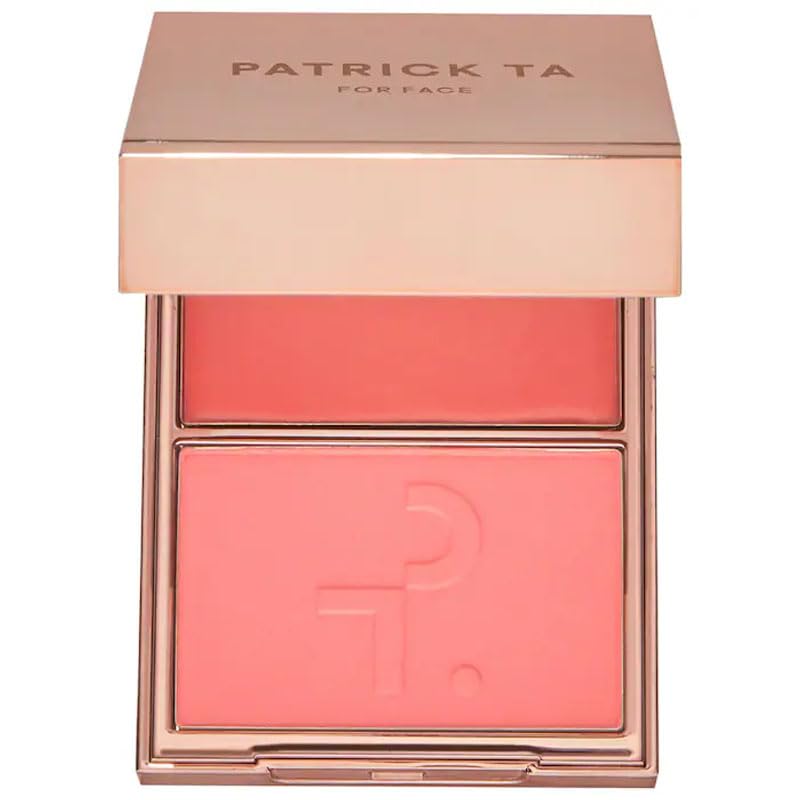 Cream & Powder Blush Duo, Golden Peach Shade