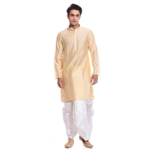 Dhoti Kurta de Seda Royal Kurta Ropa Étnica para Bodas y Celebraciones Culturales