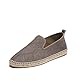 FRED MARTIN COLLECTION, Herren Vegane Espadrilles aus Bio-Baumwolle mit Jutesohle und Stoffinnenseite, Größe 45, Brown Eco Braun