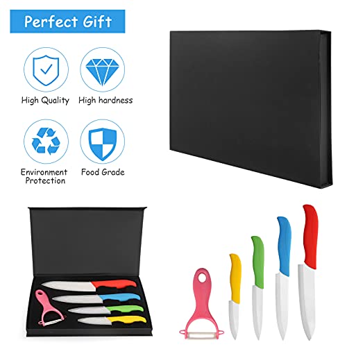 Keramikmesser BelleStyle Set Professionelles Kochmesser Set für die Küche