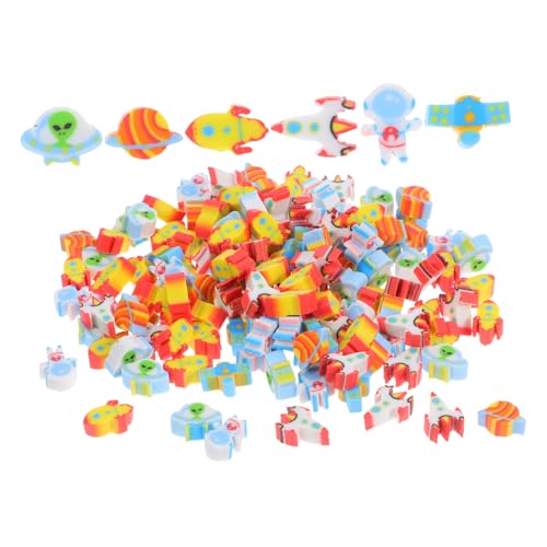 BESTonZON 300Pcs Mini Astronaut Erasers for Space Themed Classroom Prizes Material Fun Art Supplies for School Projects and Homework Rewards Party Favors