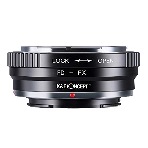 Adaptador de montura para lente K&F Concept: Canon FD a Fujifilm FX para cámaras mirrorless miniatura 5