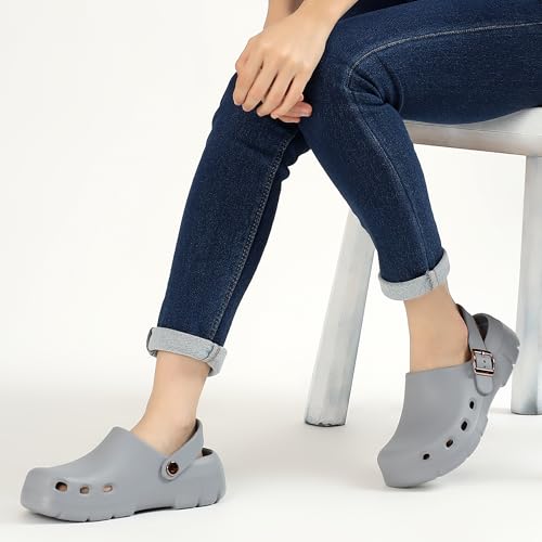 Image of CASSIEY Slip on Sandals Women Comfortable EVA Closed Toe Clogs