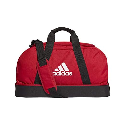 adidas Tiro PRIMEGREEN Bottom Compartment Small Bolsa De Fútbol, Adultos Unisex, Team Power Rojo/Negro/Blanco, NS