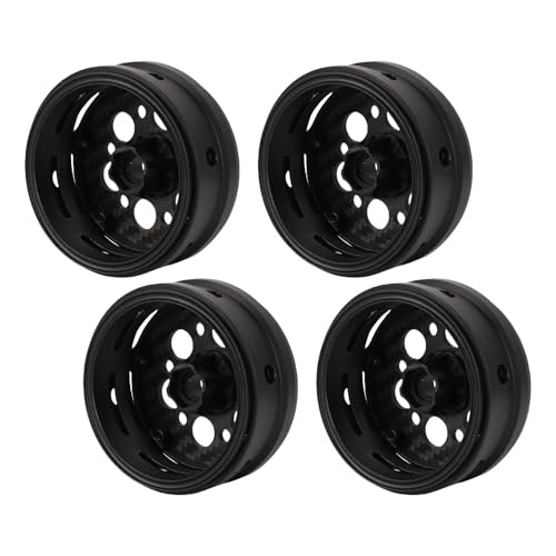 Moyeu de roue en fibre de carbone pour chenilles RC en session de franchissement outdoor