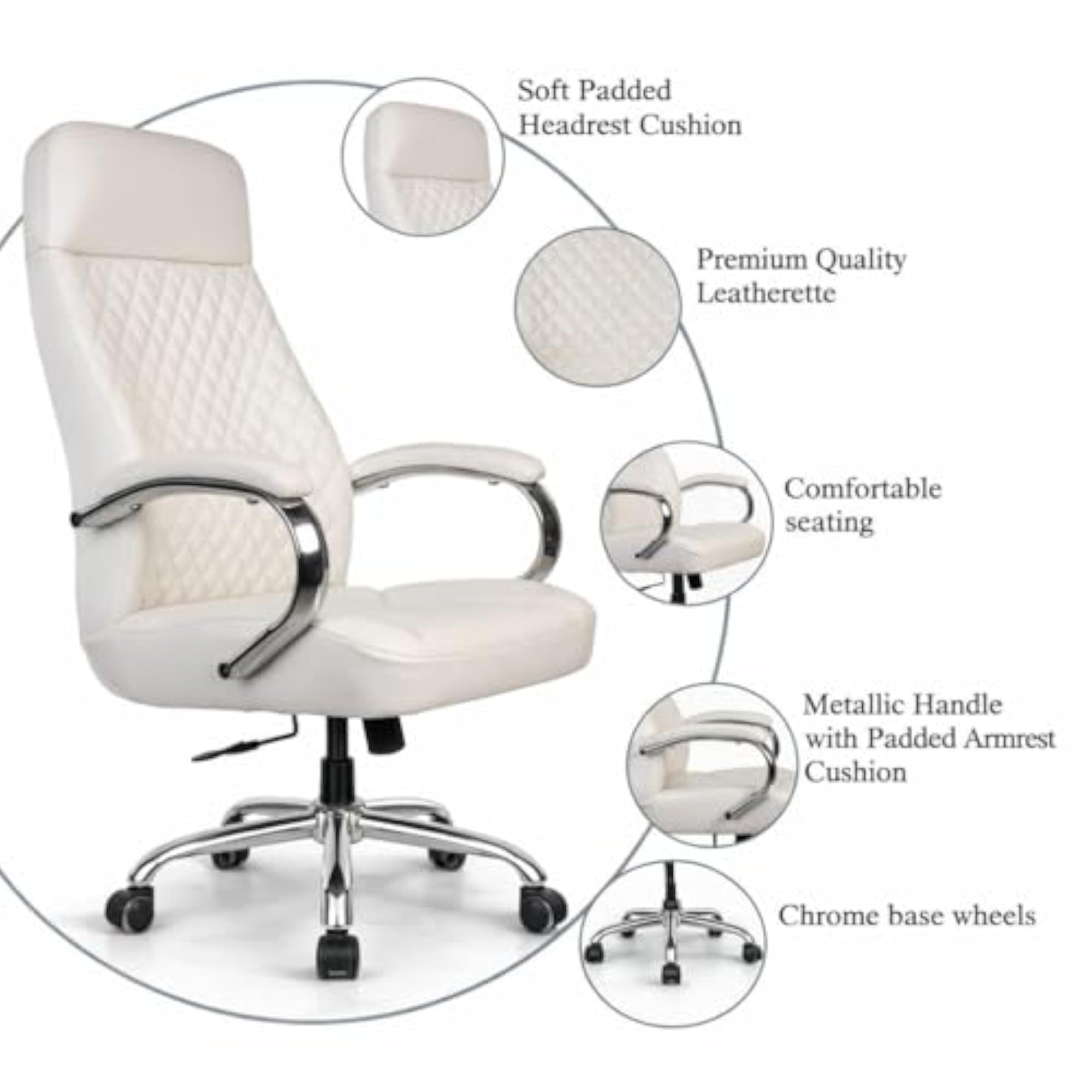 Al-Biruni Ergonomic High Back Executive Revolving Chair