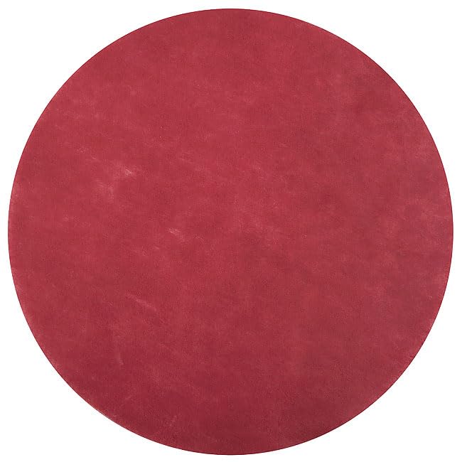 Set de Table Rond en Tissu Non-Tissé, 34 cm, Bordeaux, Lot de 50 Pièces (Bordeaux)