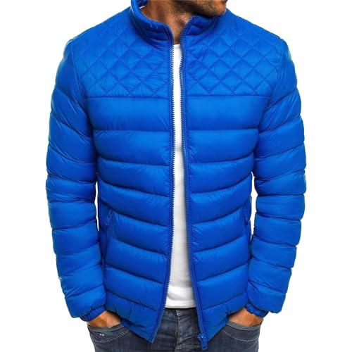 Doudoune matelassée col montant homme bleu marine XXL DGKaxiyaHM