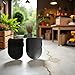1 Pair Black Knee Pads Heavy Duty and Comfort for Construction, Gardening, Flooring Work Use Safety Easy to Use Kneepads,Tools and Home Improvement,Ergonomic Supports