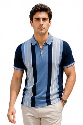 Image of GODFREY Half Cotton Polo T Shirt for Man with Pocket - Regular Fit Mens Collar Tshirt