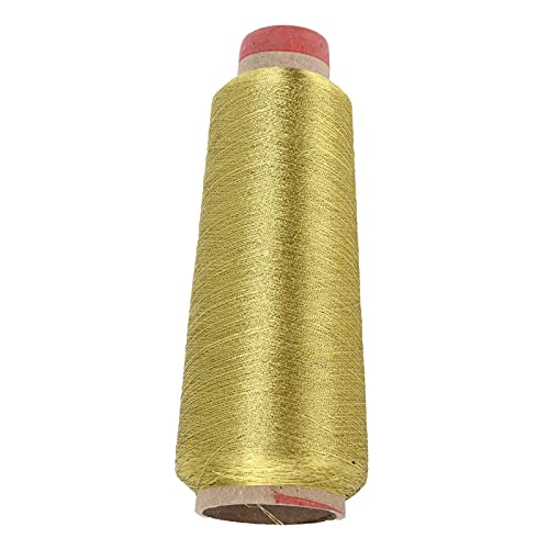 Hilo de coser Pssopp de poliéster para máquina y mano con 1 bobina en color dorado miniatura 2