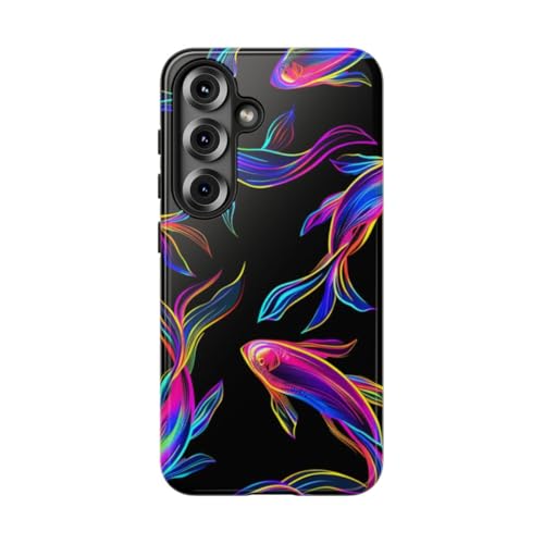 Coque Samsung S25 Rigide Motif Poisson Fluo Anti Rayures Chocs