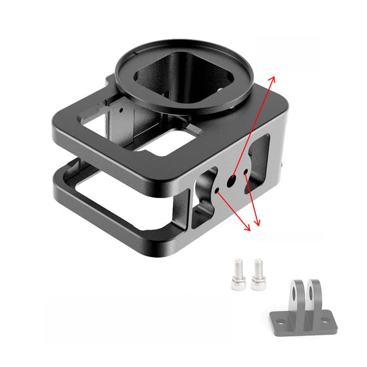 Carcasa de aluminio para GoPro Hero9 negra GP512 3